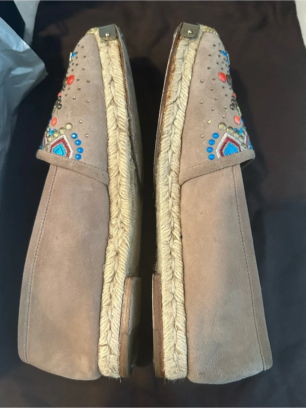 GIUSEPPE ZANOTTI SUEDE ESPADRILLES